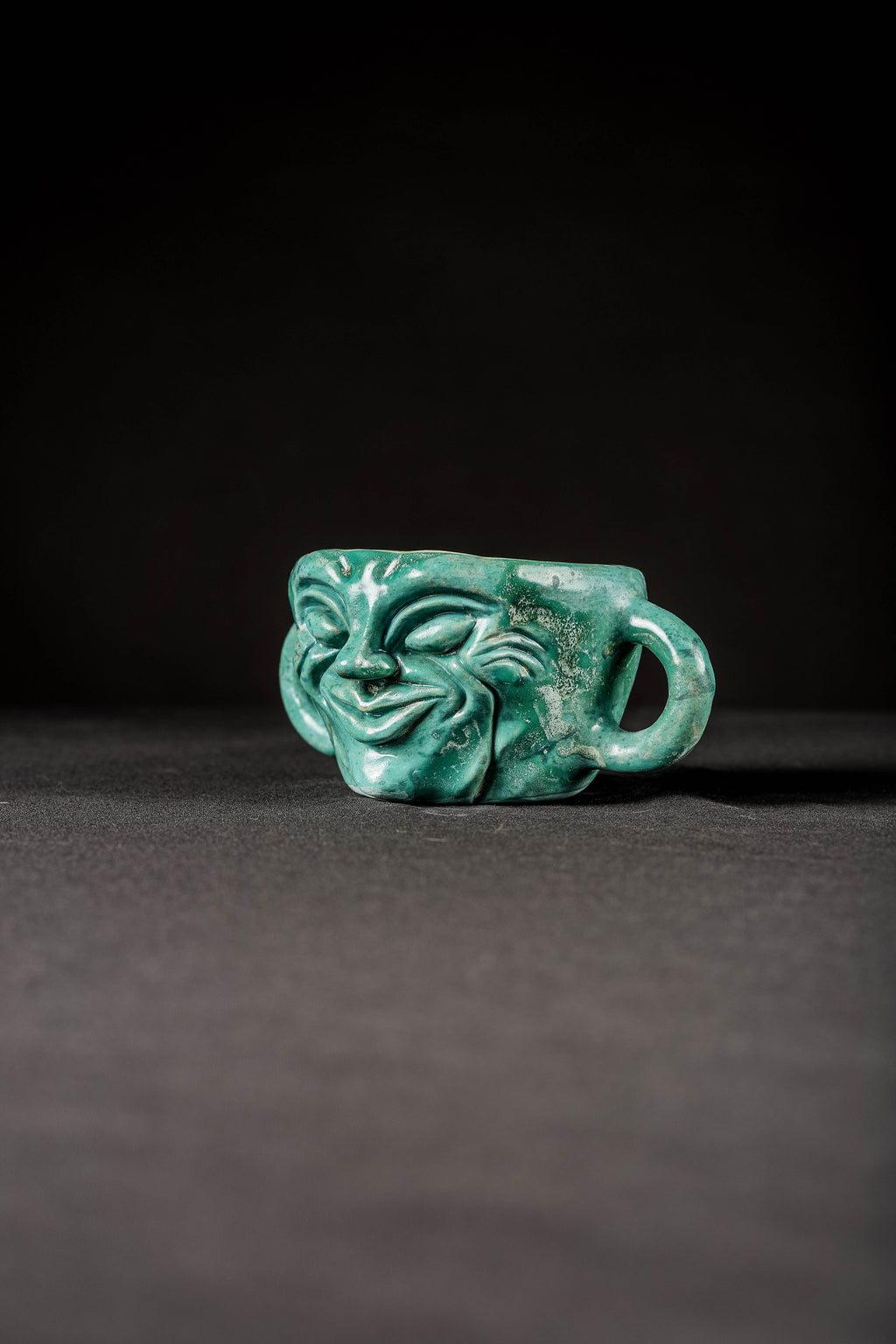 Double Handle - 1/1 Hand Sculpted Ceramic Bowl (DISCOUNTED PRICE)