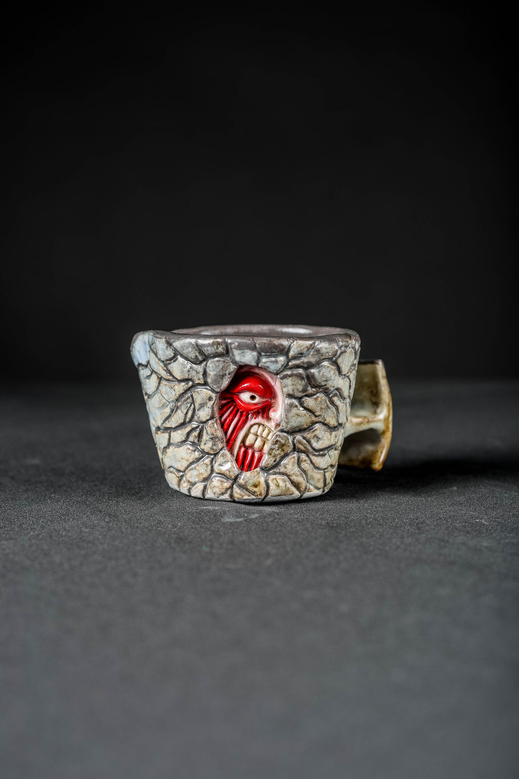 The Wall - 1/1 Hand-Sculpted Ceramic Titan Mug