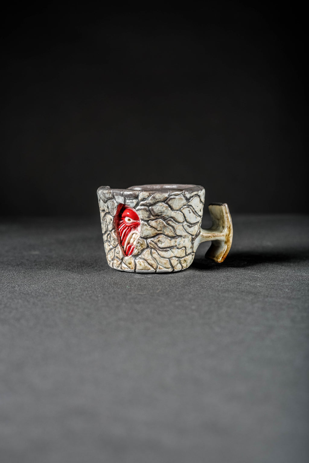The Wall - 1/1 Hand-Sculpted Ceramic Titan Mug