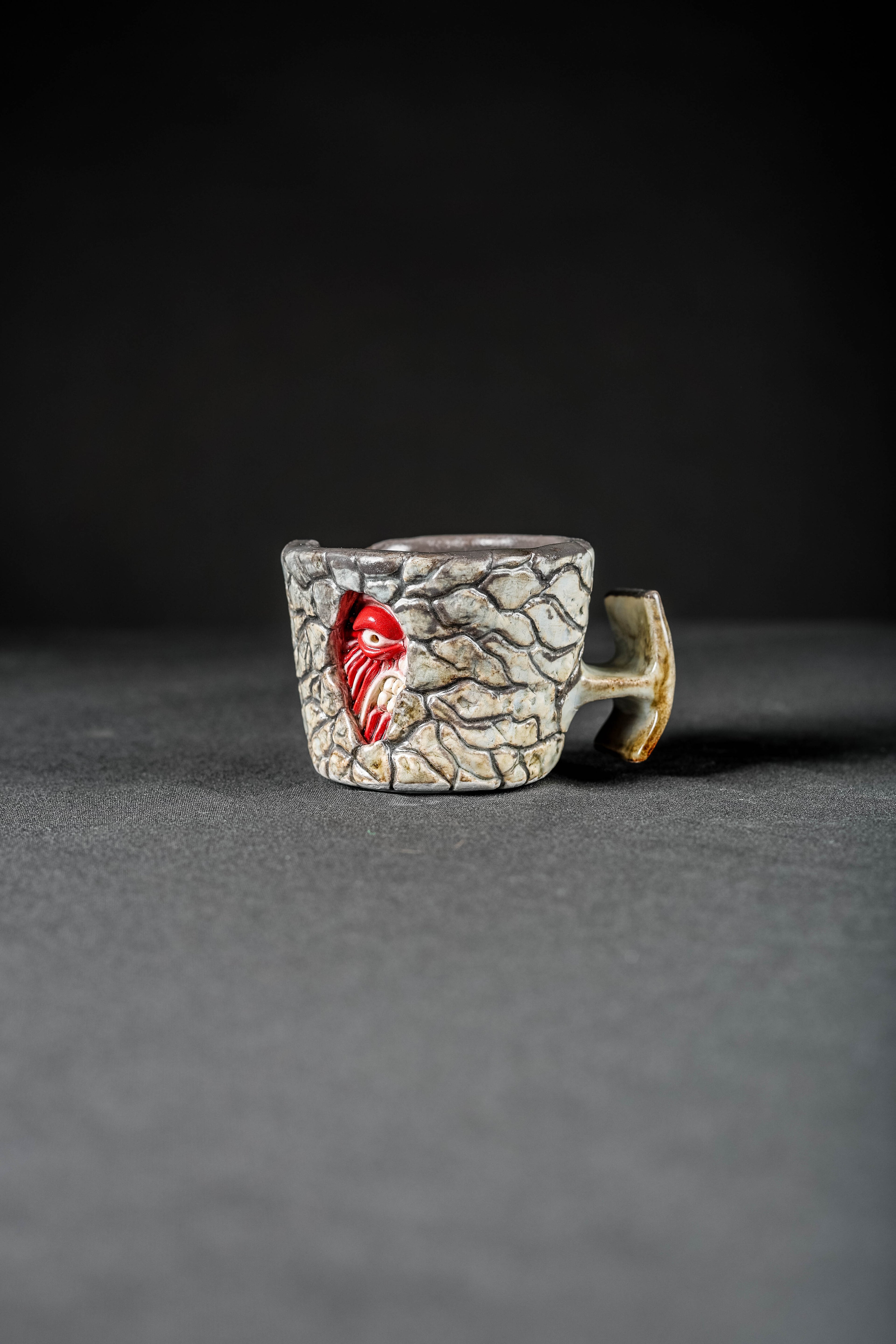 The Wall - 1/1 Hand-Sculpted Ceramic Titan Mug