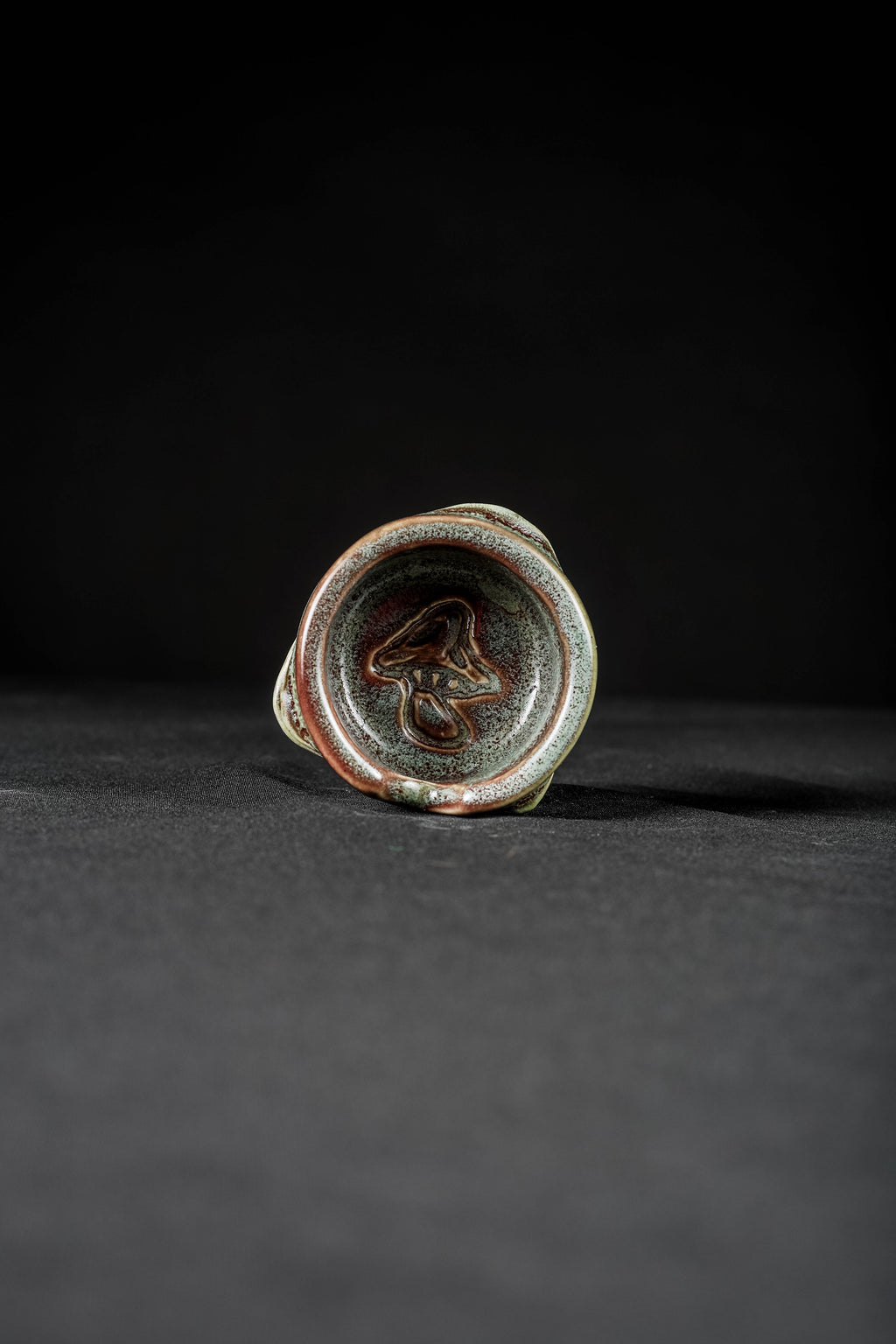 Mushroom Ashtray - 1/1 Hand Sculpted Ceramic Ashtray