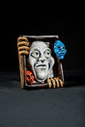 Echoes of a Glass Stare - 1/1 Hand Sculpted Ceramic Wall Art
