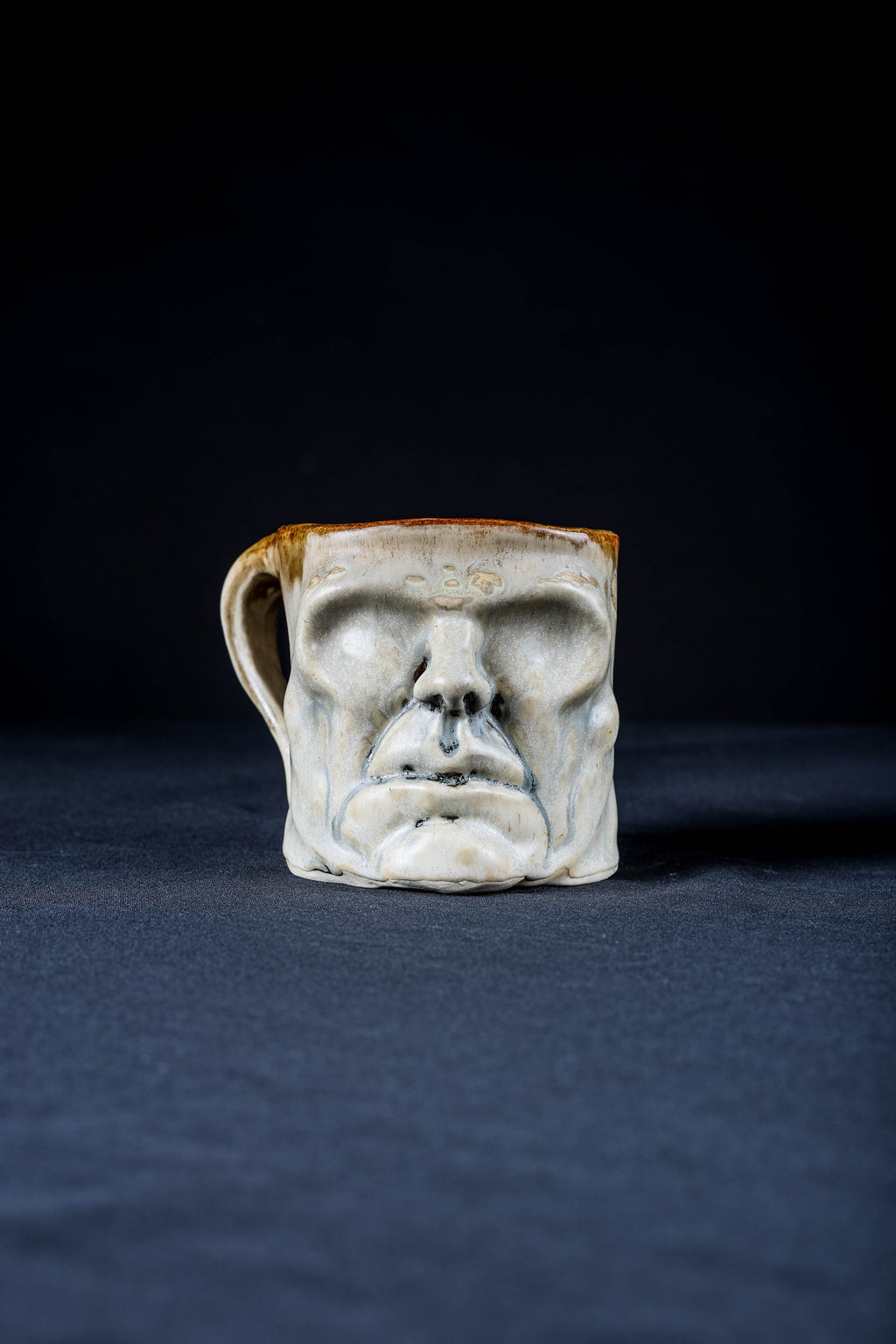 Brute - 1/1 Hand Sculpted Ceramic Face Mug
