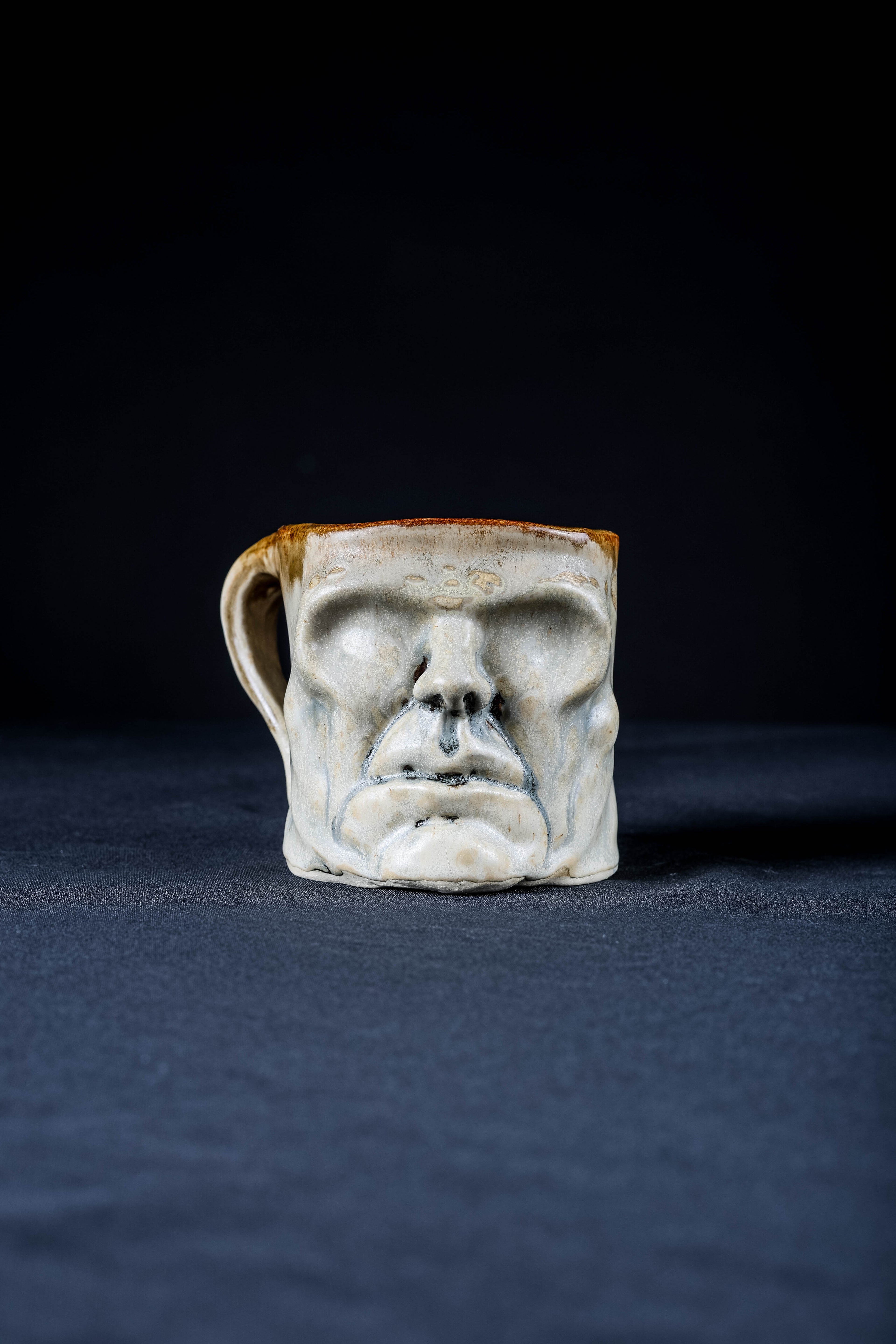 Brute - 1/1 Hand Sculpted Ceramic Face Mug