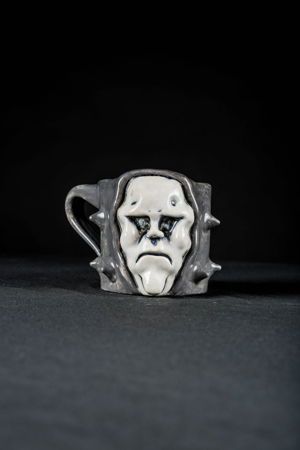 Spikes - 1/1 Hand Sculpted Ceramic Mug