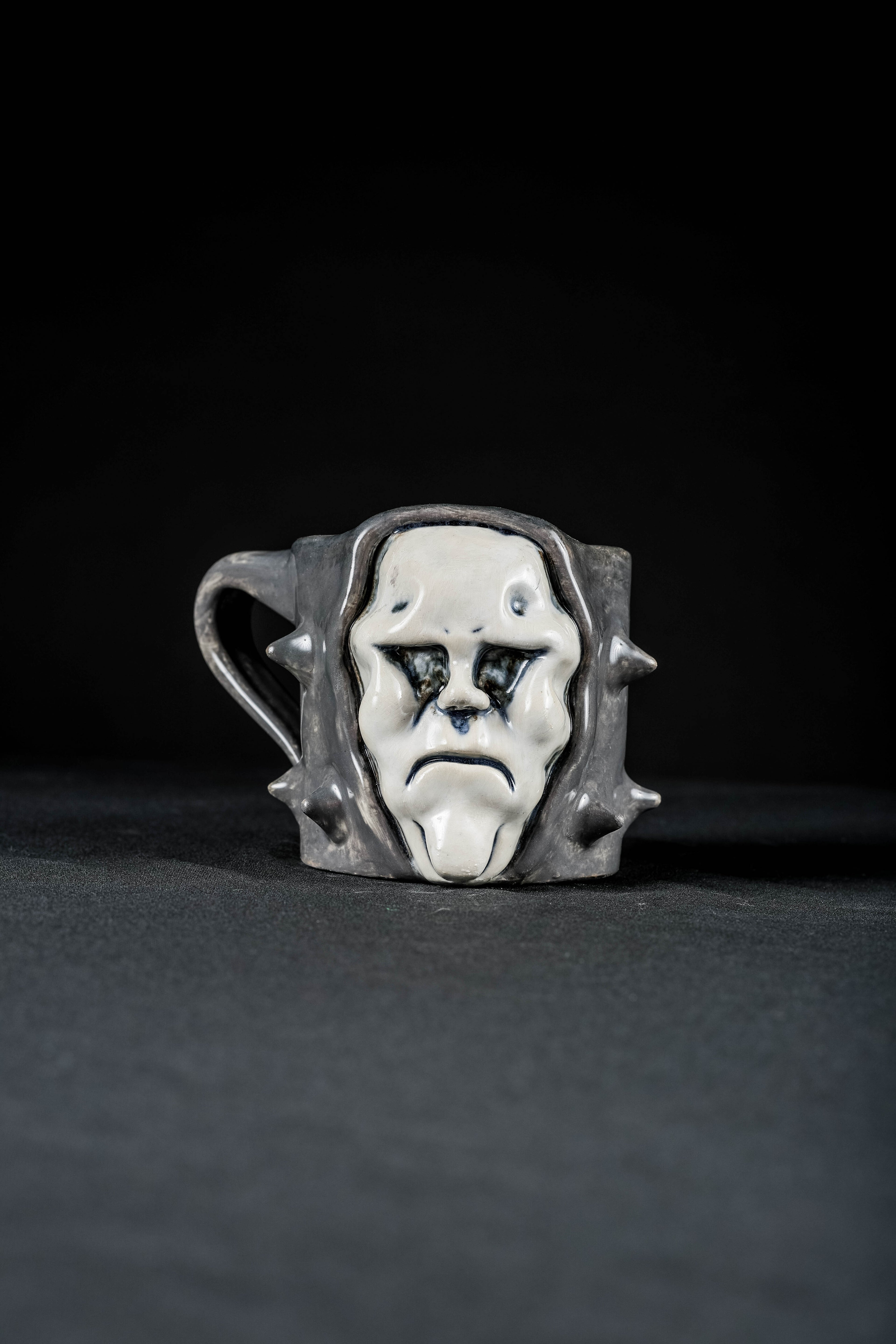 Spikes - 1/1 Hand Sculpted Ceramic Mug