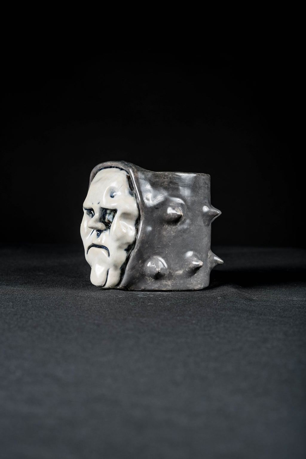 Spikes - 1/1 Hand Sculpted Ceramic Mug