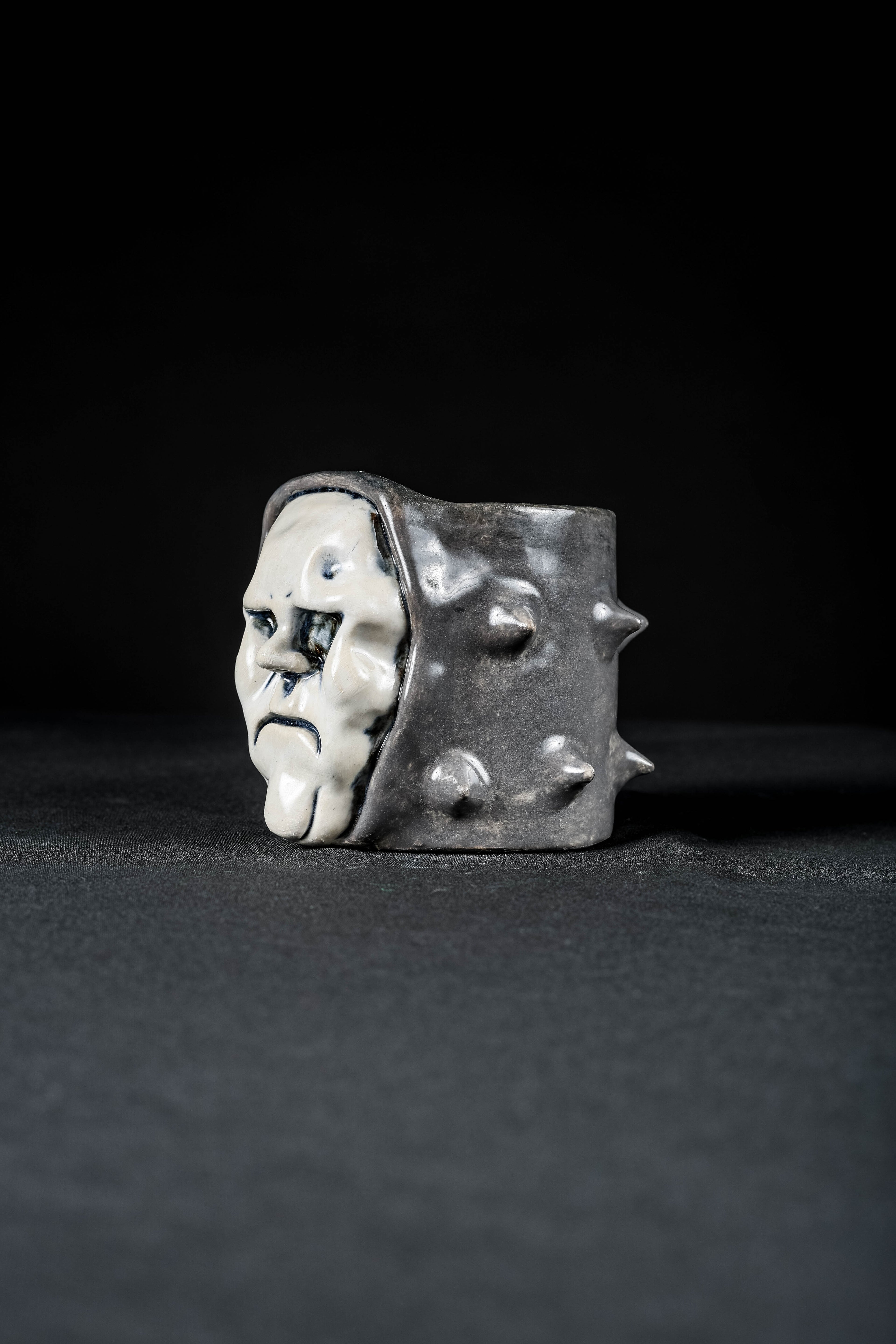 Spikes - 1/1 Hand Sculpted Ceramic Mug