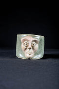 The Watcher - 1/1 Hand Sculpted Ceramic Face Mug