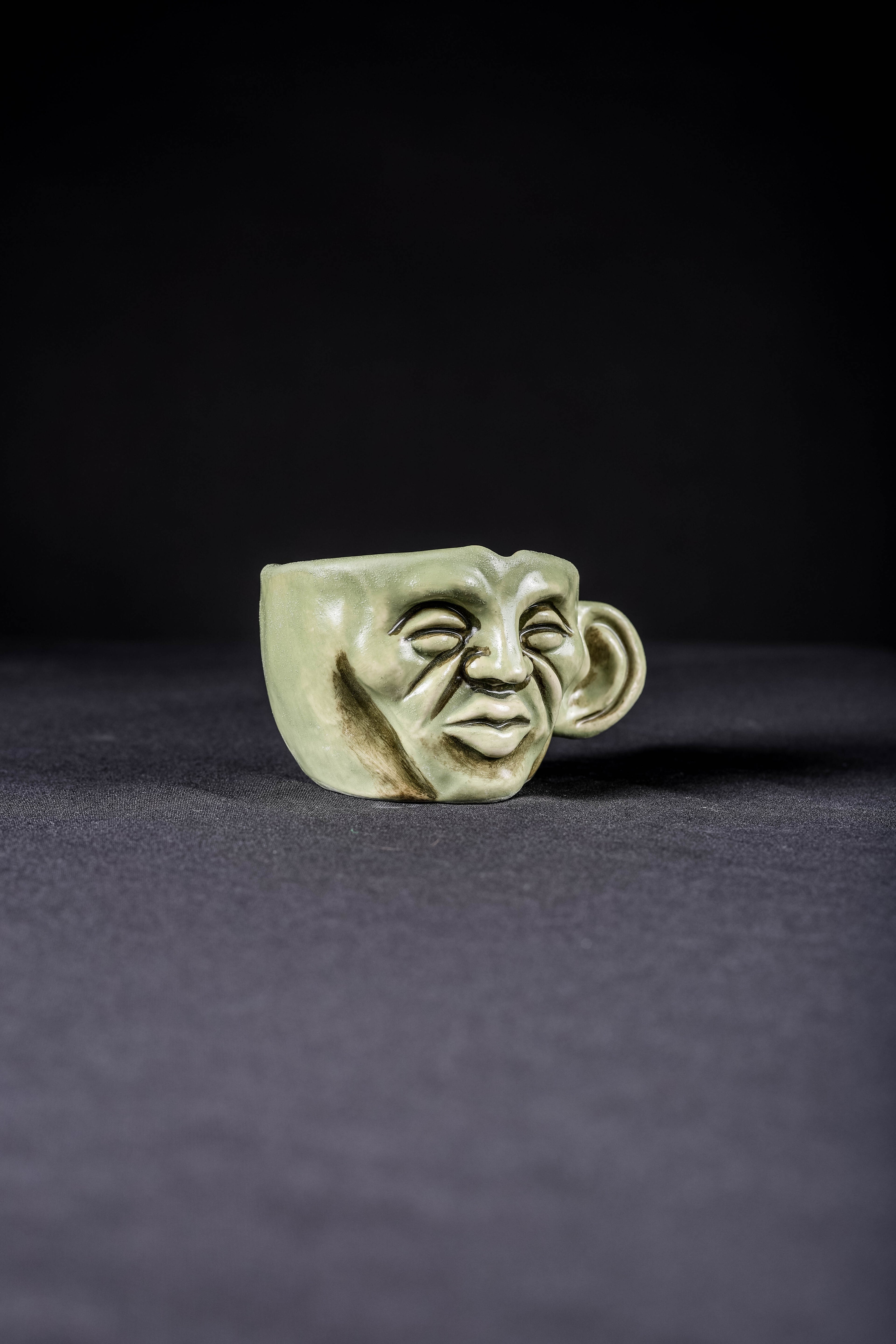 Genesis - 1/1 Hand Sculpted Ceramic Face Mug
