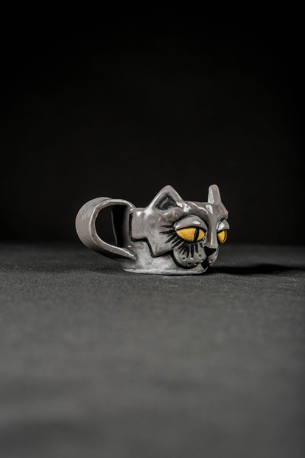 Meow Mug - 1/1 Hand Sculpted Ceramic Cat Mug