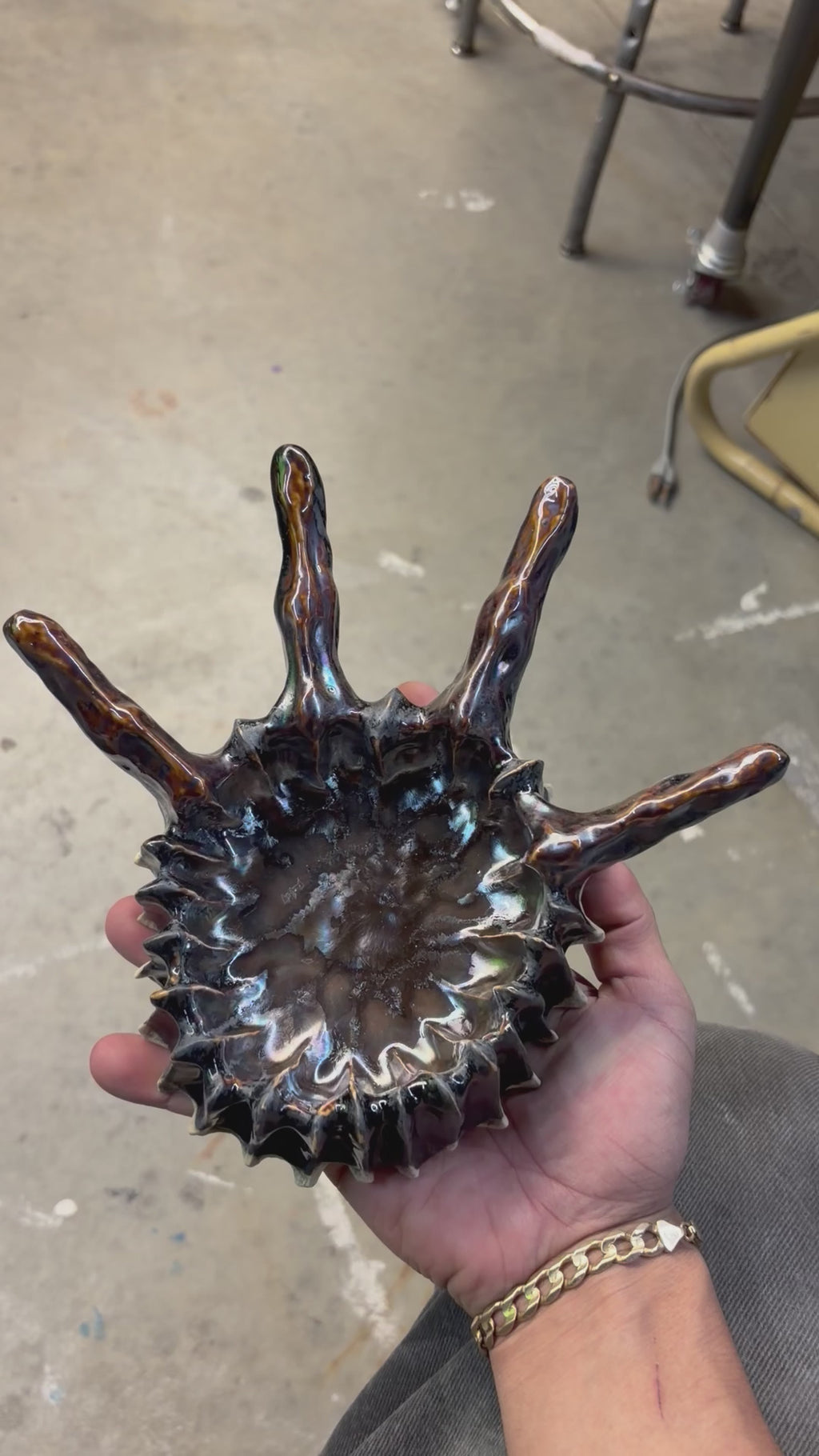 Pinnacle - 1/1 Hand Sculpted Ceramic Finger Tray