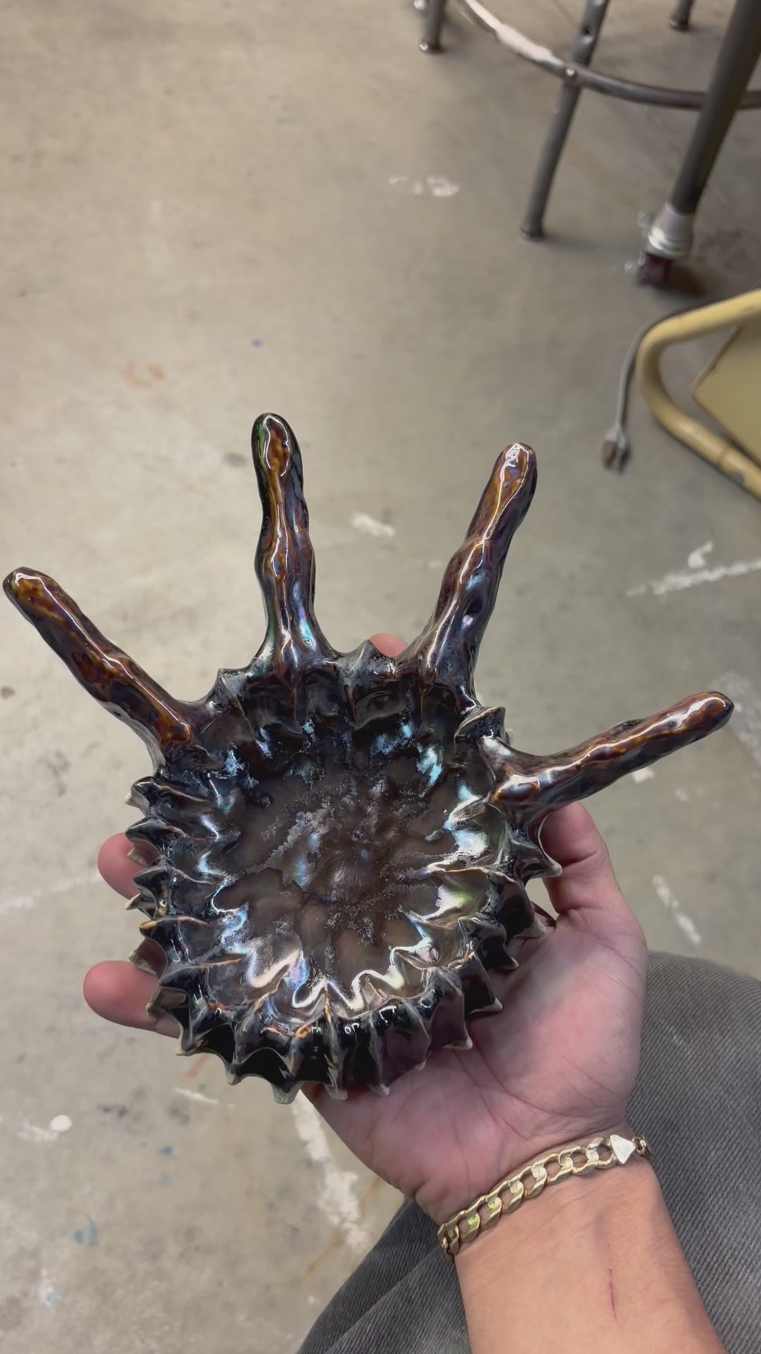 Pinnacle - 1/1 Hand Sculpted Ceramic Finger Tray